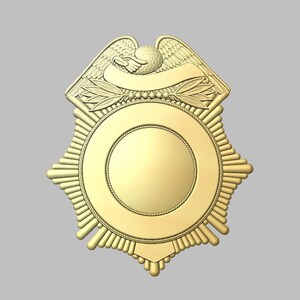 3d file CNC model - Badge Type 58- Digital file download - not a physical item