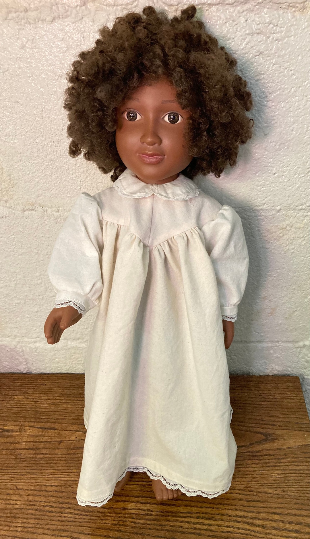 Oldfashioned Cream Cotton Muslin Nightgown for 18 Doll Etsy