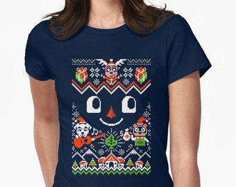 Animal Crossing Toy Day ugly sweater tee - Mens Womens T-shirt