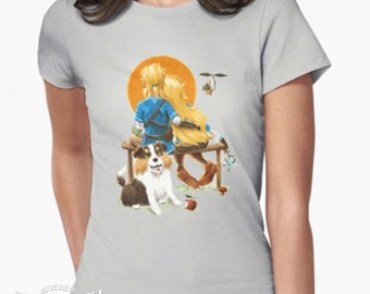 Breath of Love tee - Mens Womens T-shirt - Legend of Zelda Breath of the Wild