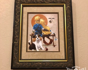 The Legend of Zelda Breath of the Wild fan art videogame gaming geek pop art