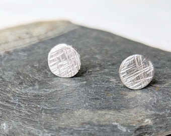 Small Round Shimmer Studs