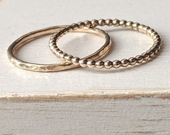 The Grace Gold Ring Set