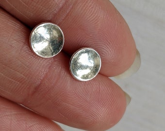 Silver Dish Studs