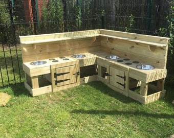 Compact Corner Mud Kitchen