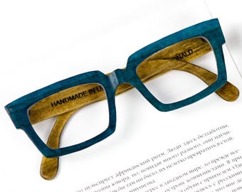 Rectangle Wooden Glasses Frame – Prescription & Reading Eyewear