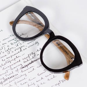 Wooden Glasses Frame for Women, Pink Wood Frame Reading Glasses, Glamour Sunglasses, Round Eyewear Computer Glasses