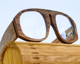 Wooden Sunglasses Frame Wood Eyeglasses Custom made Glasses Personalized Fashion Eyewear Handmade in Ukraine