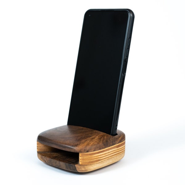 Custom Engraved Gift for Husband - Phone Stand with Acoustic Speaker