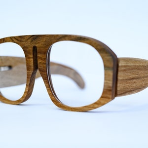 Wooden Sunglasses Frame Wood Eyeglasses Custom made Glasses Personalized Fashion Eyewear Handmade in Ukraine image 4