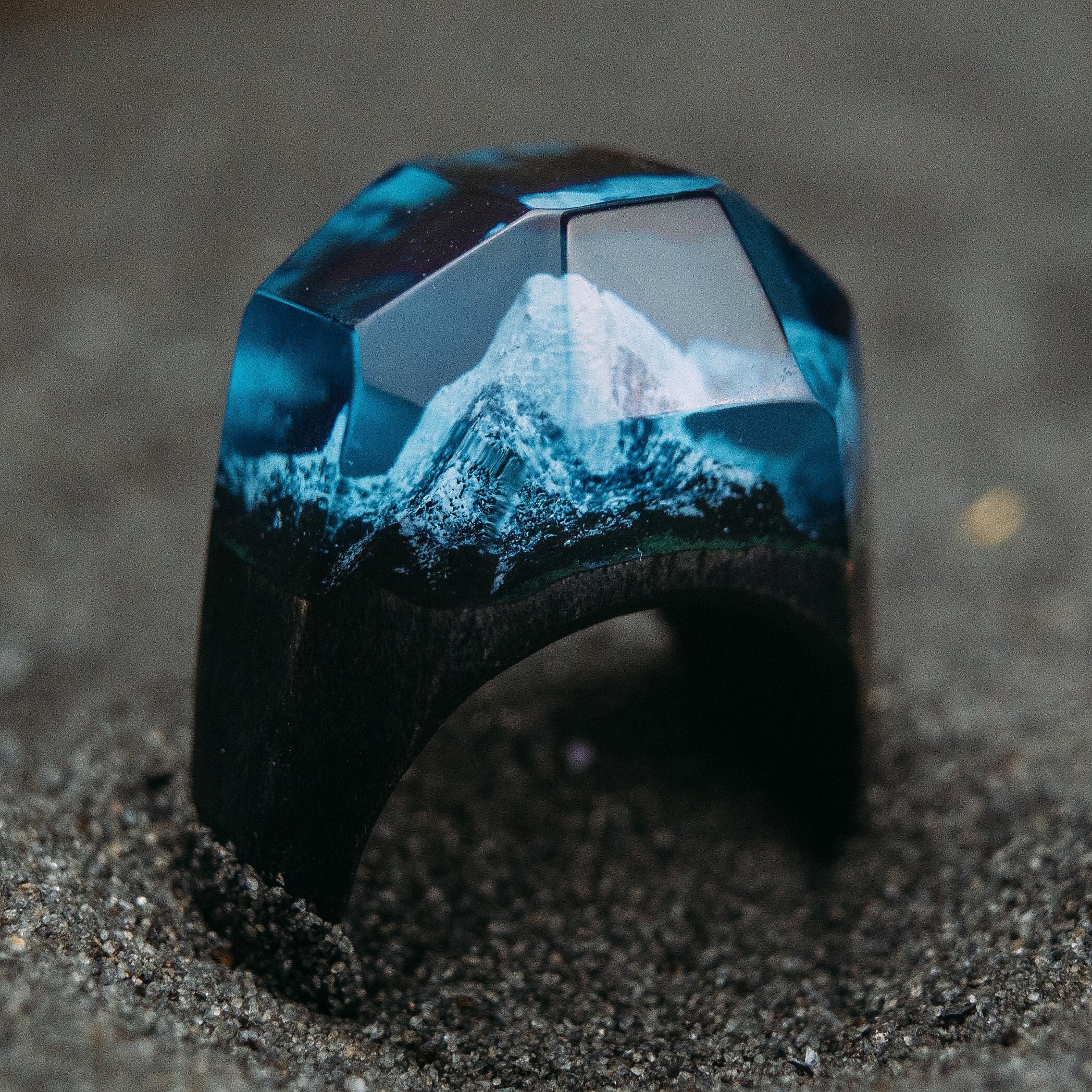 Bague en bois epoxy Etsy France