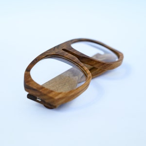Wooden Sunglasses Frame Wood Eyeglasses Custom made Glasses Personalized Fashion Eyewear Handmade in Ukraine image 3