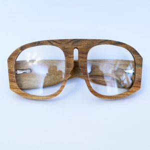 Wooden Sunglasses Frame Wood Eyeglasses Custom made Glasses Personalized Fashion Eyewear Handmade in Ukraine image 5