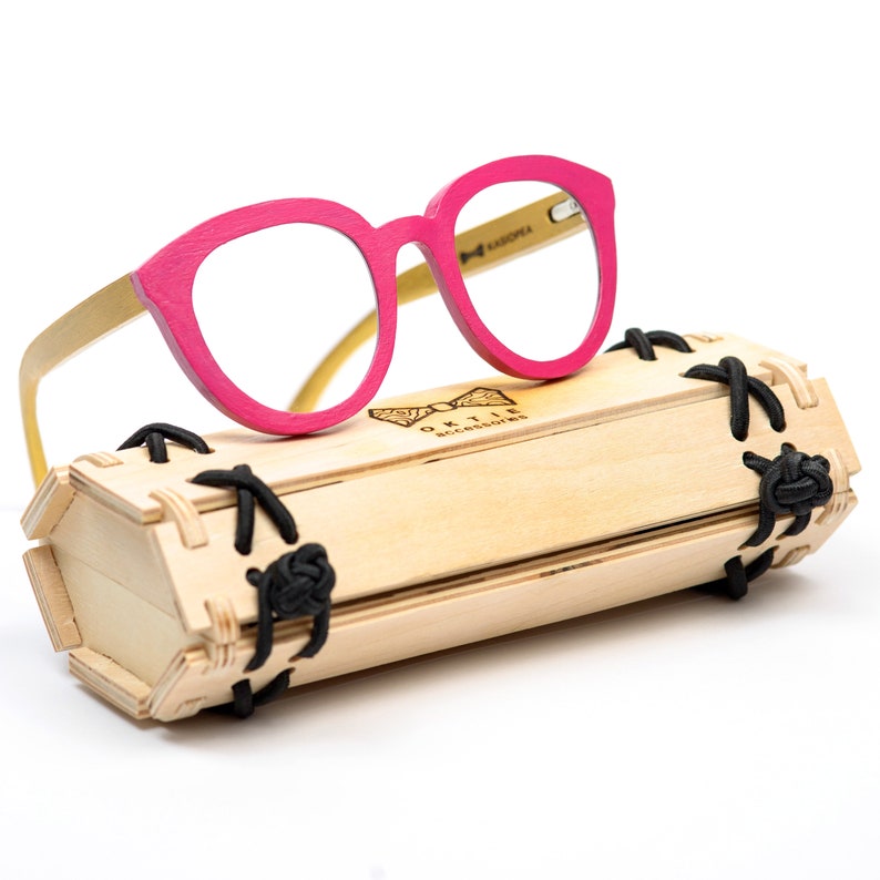 Round Prescription Glasses, Reading Glasses for Women Handmade Wood Eyewear image 7
