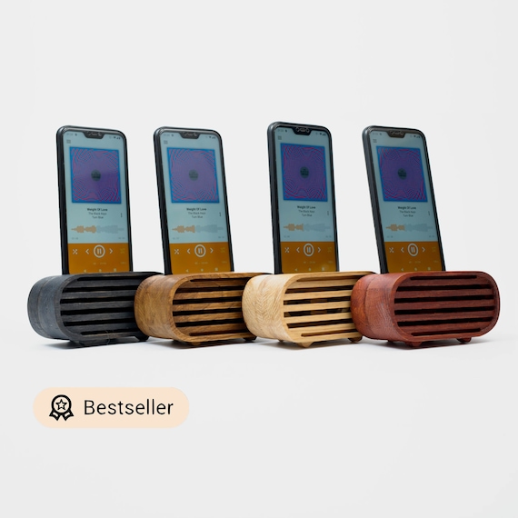 Wooden Phone Speaker Passive Phone 