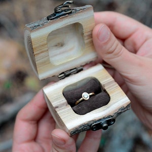 Engagement Ring Box, Proposal Ring Box, Wedding Rings Box image 6
