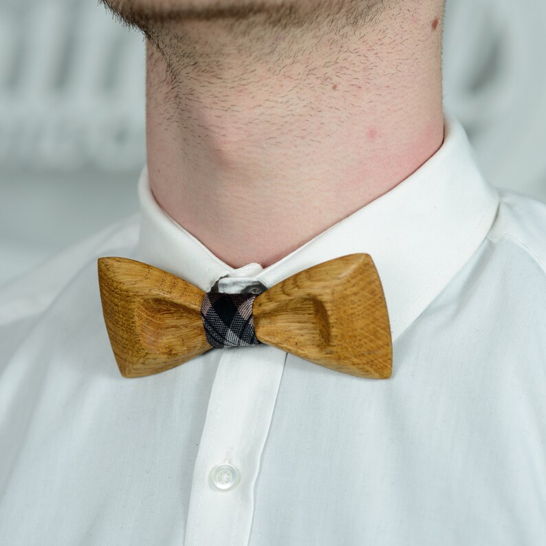 Wooden Bow tie Wooden Bowtie Wedding Wooden Bow Ties Wood Bow Tie Wood Bowtie Groomsmen Bow Tie Groom Bow Tie Men Bow Tie Gift For Men image 6