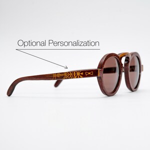 Wooden Sunglasses, Wood Eyeglasses Frames, Custom Made Sunglasses, Personalized Glasses image 5