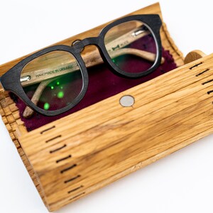 Wooden Sunglasses, Personalized Prescription Wood Eyewear, Blue Light Blocking Computer Glasses, Eyeglasses Frame Handmade in Ukraine afbeelding 2