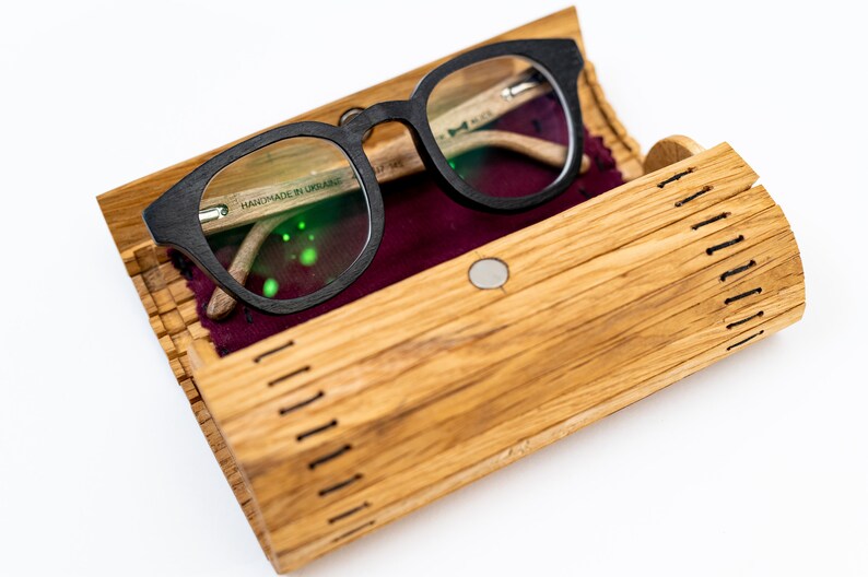 Wooden Sunglasses, Personalized Prescription Wood Eyewear, Blue Light Blocking Computer Glasses, Eyeglasses Frame Handmade in Ukraine image 2