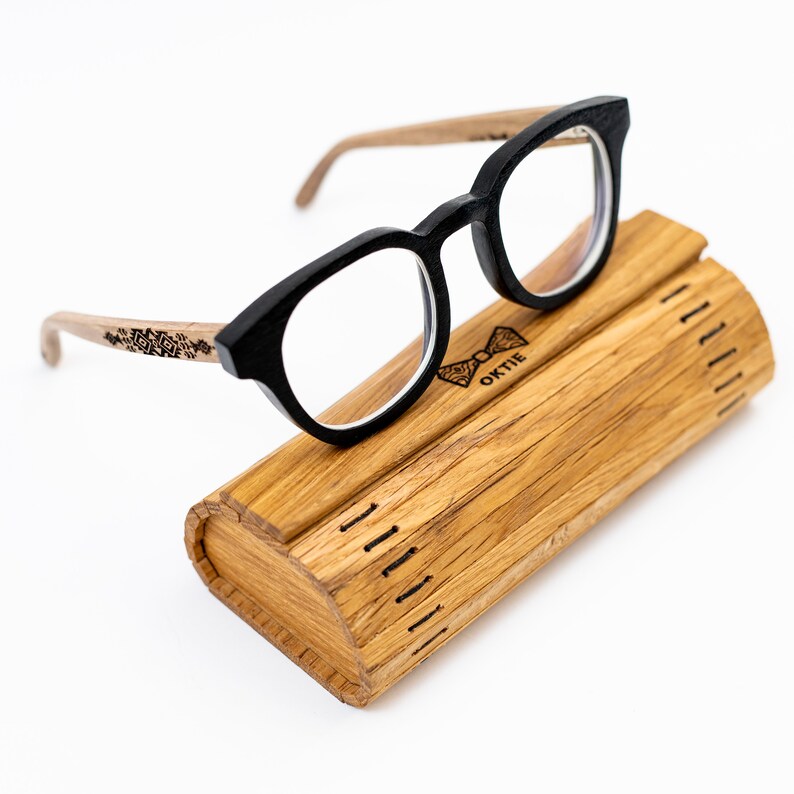 Wooden Sunglasses, Personalized Prescription Wood Eyewear, Blue Light Blocking Computer Glasses, Eyeglasses Frame Handmade in Ukraine image 4
