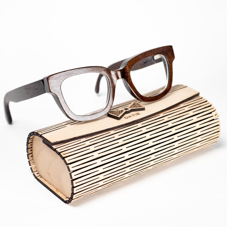 Lightweight Wooden Glasses Frame - Prescription, Reading and Blue Light Blocking Glasses image 15