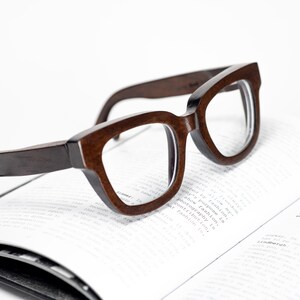 Lightweight Wooden Glasses Frame - Prescription, Reading and Blue Light Blocking Glasses image 20