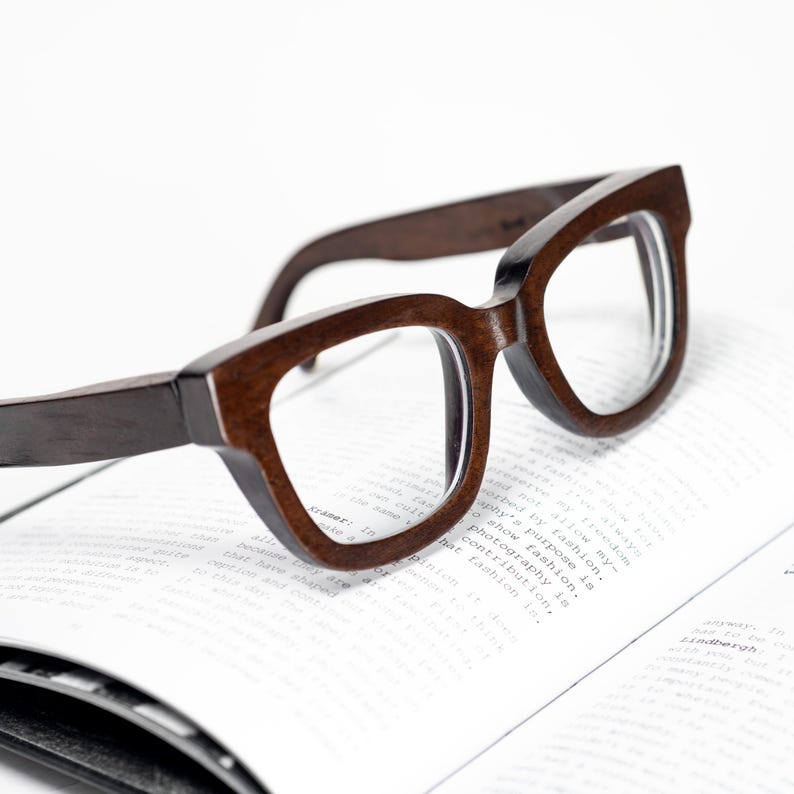 Lightweight Wooden Glasses Frame - Prescription, Reading and Blue Light Blocking Glasses image 20