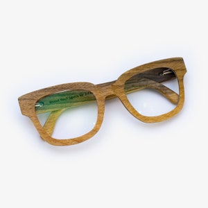 Wooden Glasses, Prescription Glasses, Wood Eyewear, Reading Glasses, Eyeglasses Frame, Computer Glasses image 1