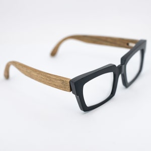 Black Wooden Glasses Frame Prescription Glasses Computer - Etsy