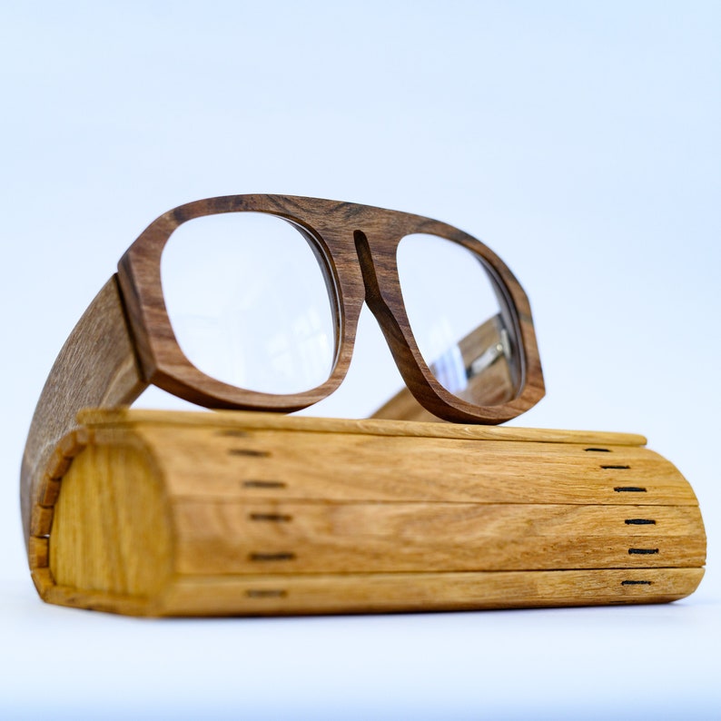 Wooden Sunglasses Frame Wood Eyeglasses Custom made Glasses Personalized Fashion Eyewear Handmade in Ukraine image 1