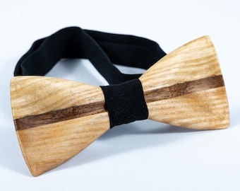 Wedding Wooden Bow Tie, Groomsmen Proposal, Eco-Friendly Baby Shower Gift, Boys Bow Tie