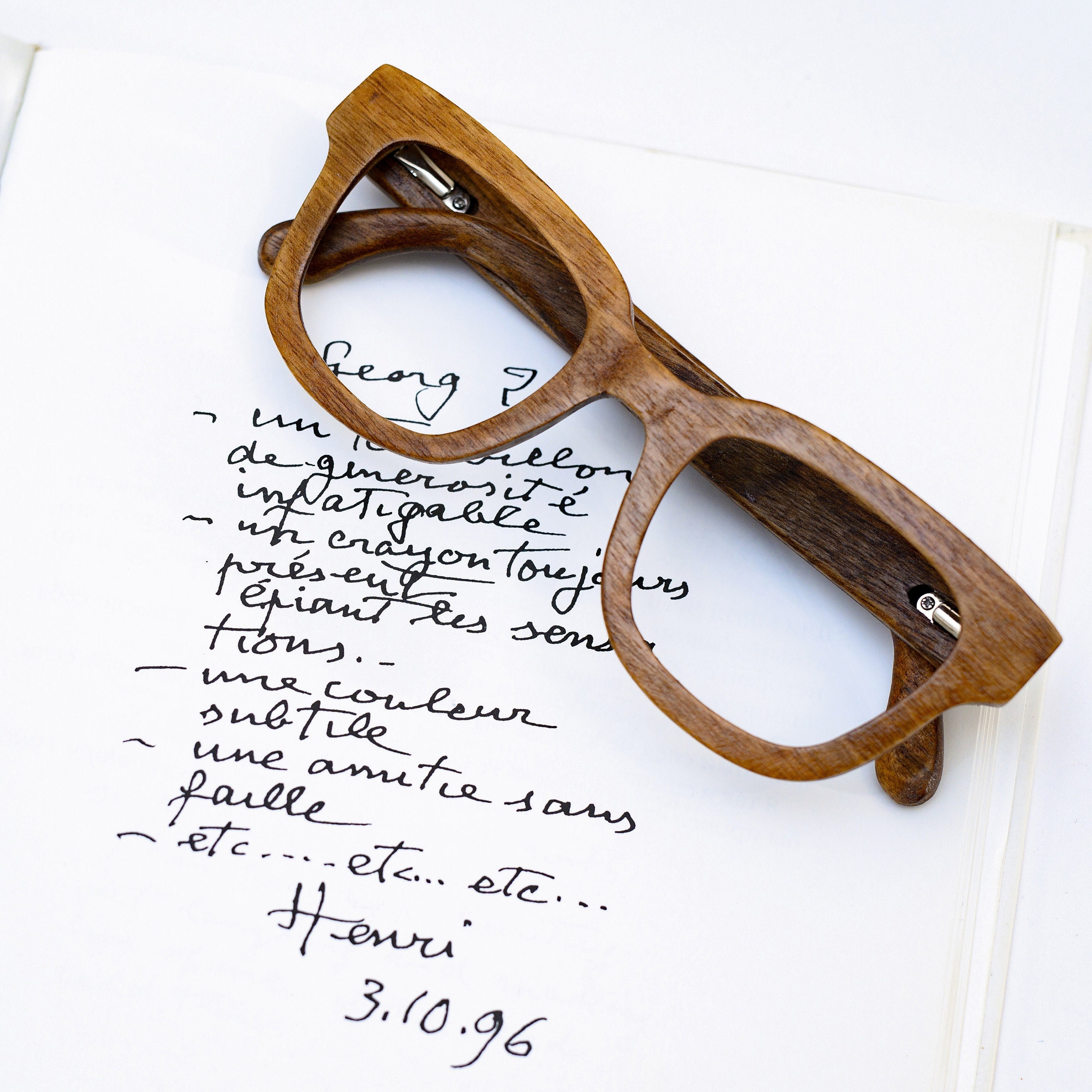 Mens wood glasses frames discount