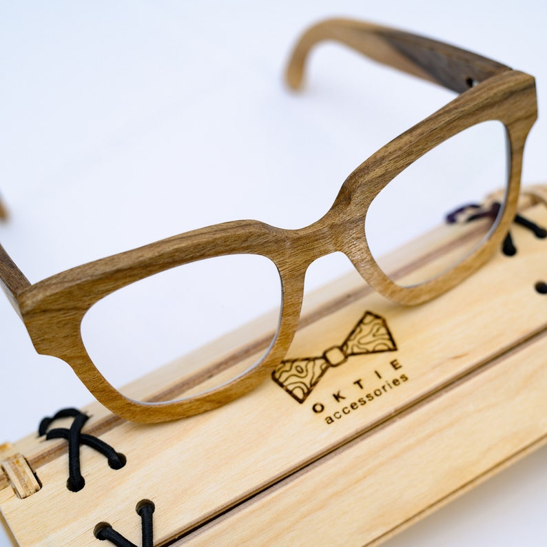 Wooden Glasses, Prescription Glasses, Wood Eyewear, Reading Glasses, Eyeglasses Frame, Computer Glasses image 8