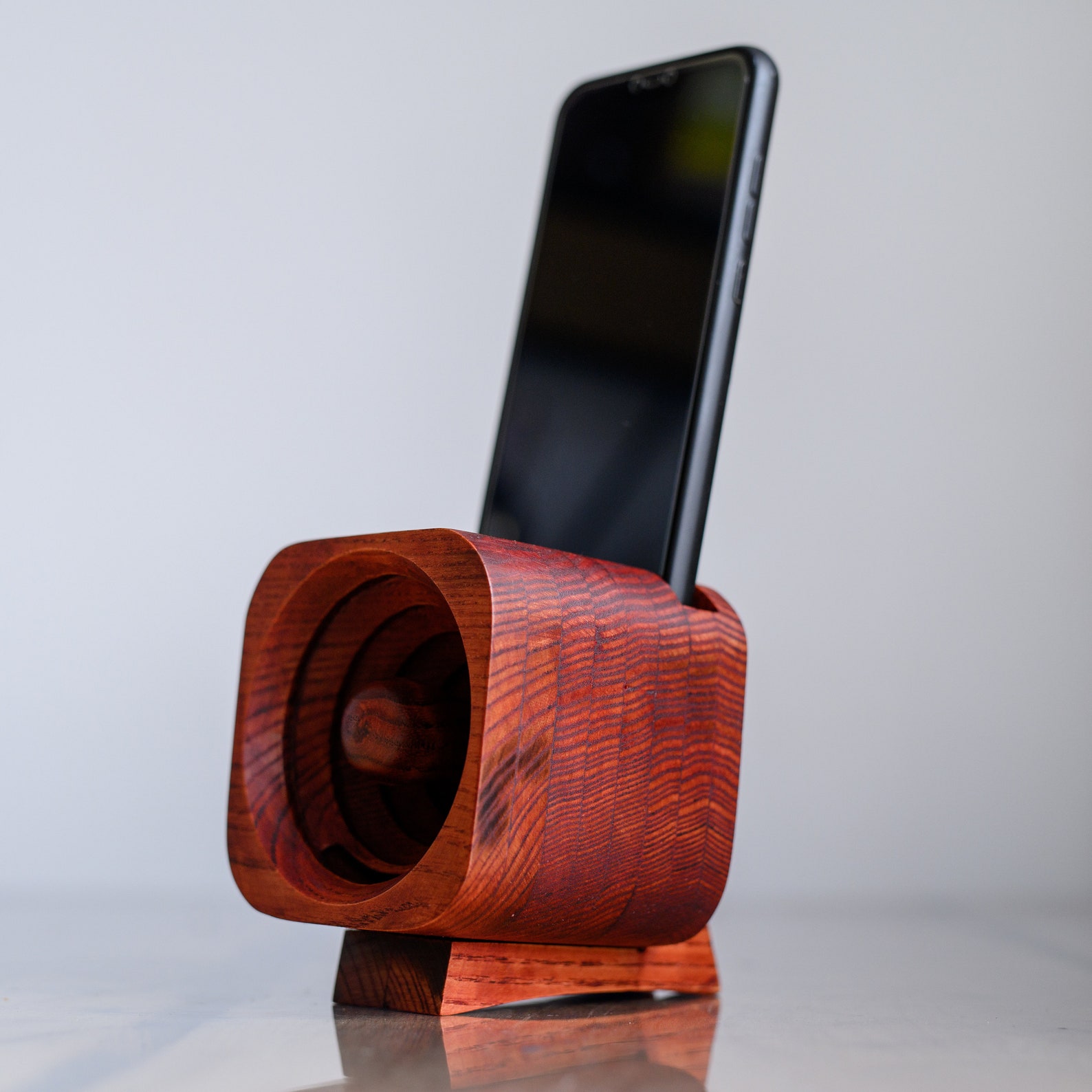 Passive Wooden Phone Speaker Acoustic Amplifier for All Phones Etsy