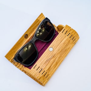 Custom Wooden Sunglasses Frame, Wood Eyeglasses, Personalized Black Sunglasses image 4