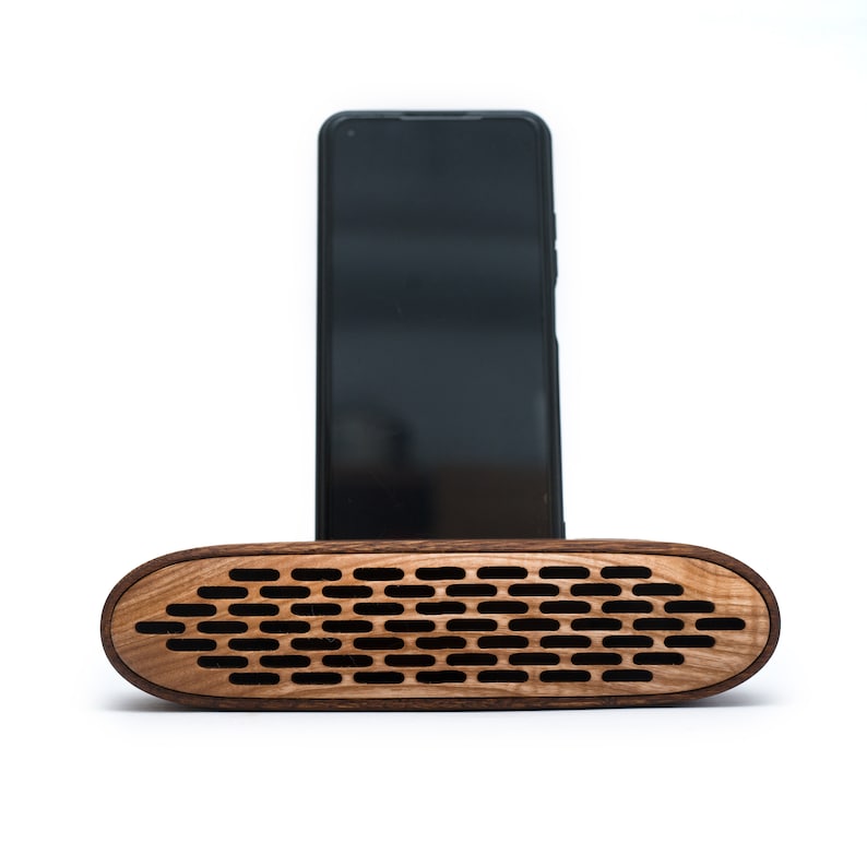 Cellphone Speaker Charging Station, Phone Stand Docking Station, Birthday Gift for Husband image 3