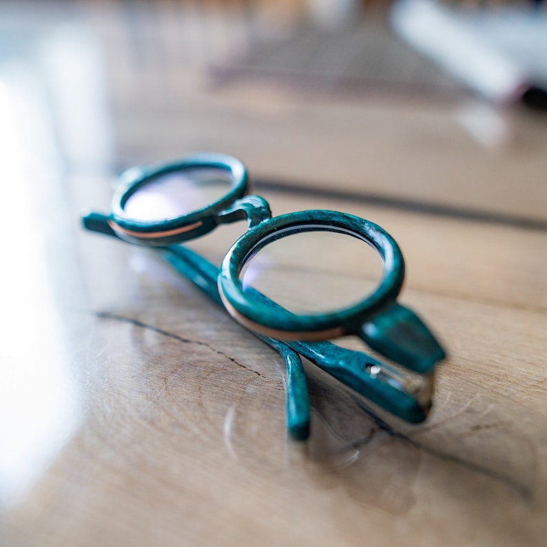 Round Shape Wooden Glasses Frame, Prescription Glasses, Reading Glasses, Computer Glasses, Glasses Frame image 4