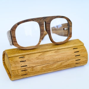 Wooden Sunglasses Frame Wood Eyeglasses Custom made Glasses Personalized Fashion Eyewear Handmade in Ukraine image 6