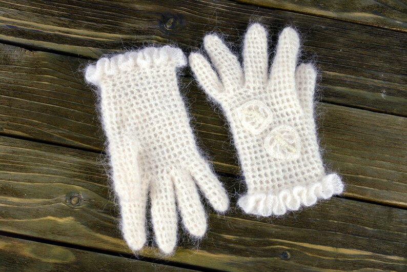 Women Knit Gloves Warm Winter Gloves Womens Mittens Knitted Etsy