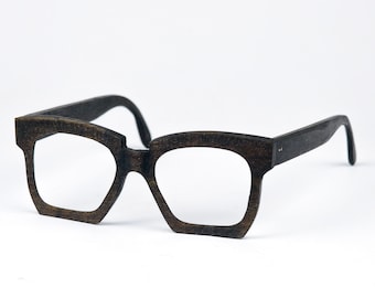 Black Wooden Glasses Computer Glasses Frame, Blue Light Prescription, Reaging Glasses