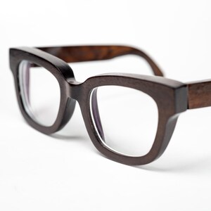 Lightweight Wooden Glasses Frame - Prescription, Reading and Blue Light Blocking Glasses image 7