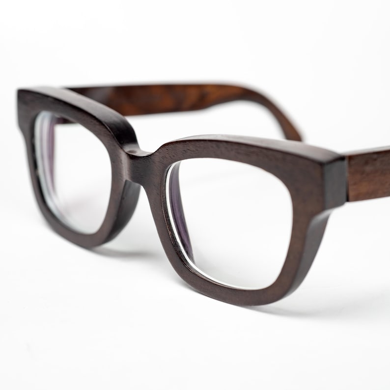 Lightweight Wooden Glasses Frame - Prescription, Reading and Blue Light Blocking Glasses image 7
