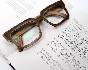 Wooden Glasses, Wood Eyeglasses, Wood Eyewear, Reading Glasses, Eyeglasses Frame