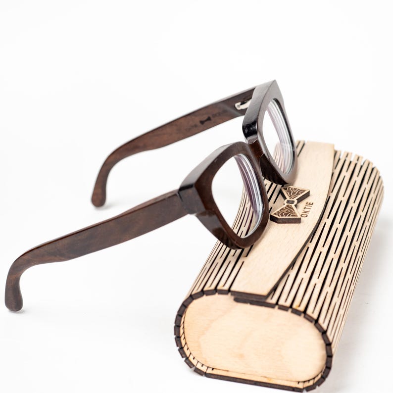 Lightweight Wooden Glasses Frame - Prescription, Reading and Blue Light Blocking Glasses image 14