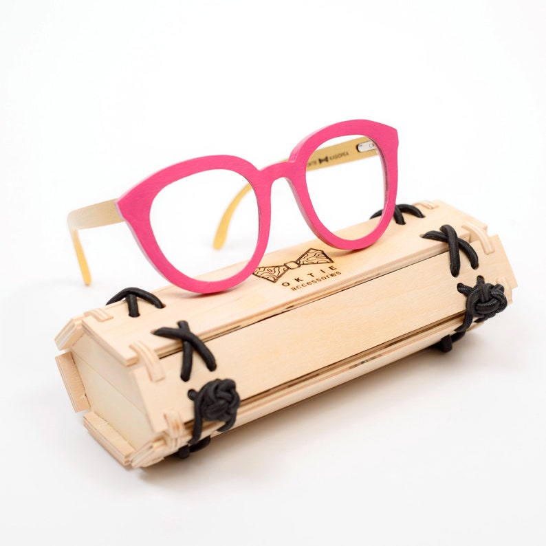 Round Prescription Glasses, Reading Glasses for Women Handmade Wood Eyewear image 5