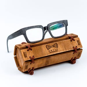 Black Wooden Glasses, Wood Eyeglasses, Wood Eyewear, Reading Glasses, Eyeglasses Frame