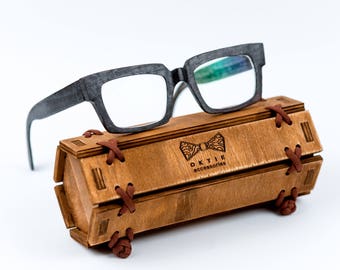 Black Wooden Glasses, Wood Eyeglasses, Wood Eyewear, Reading Glasses, Eyeglasses Frame