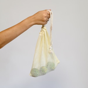 Eco Bag Set Reusable Organic Shopping Bag Zero Waste Shopper Eco Friendly Sustainable Living Gift image 6