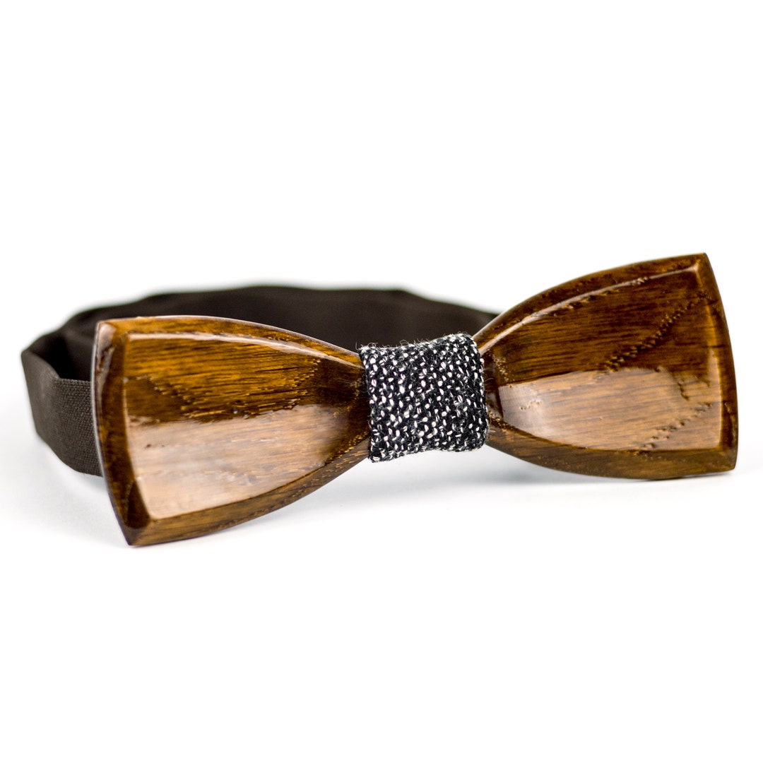 Wooden Bow Tie With Gift Boxpersonalized Groomsmen Proposal - Etsy